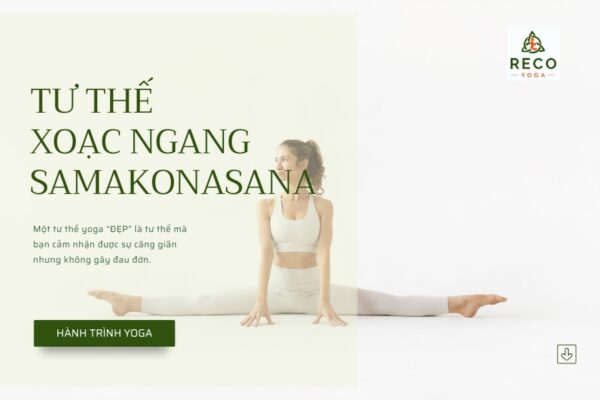 Tư thế xoạc ngang trong yoga có tác dụng gì?