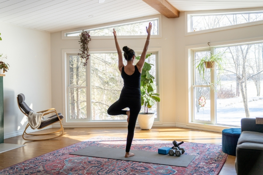 Duy trì thói quen tự tập yoga ở nhà Duy trì thói quen tự tập yoga ở nhà